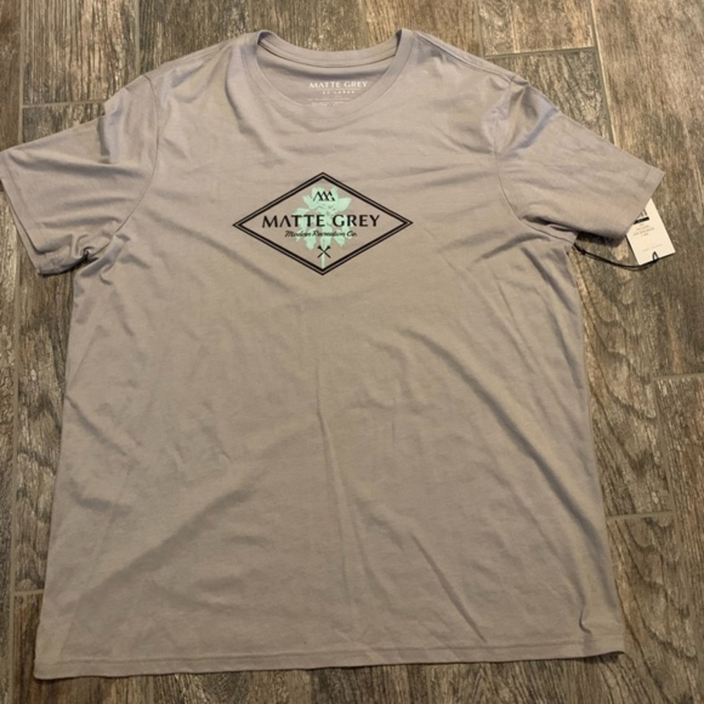 Men’s Matte Grey Tshirt